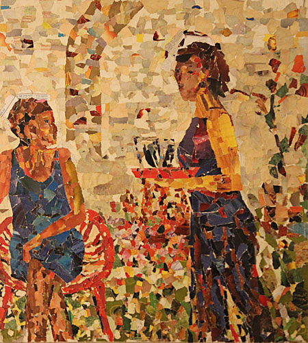 Puzzeled Collages, Plate 03 — a paper collage by Gabi Solomon