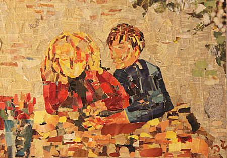 Puzzeled Collages, Plate 10 — a paper collage by Gabi Solomon