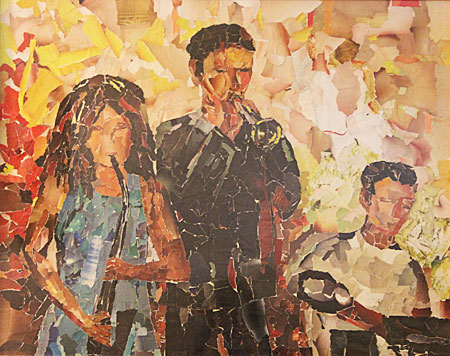 Puzzeled Collages, Plate 09 — a paper collage by Gabi Solomon