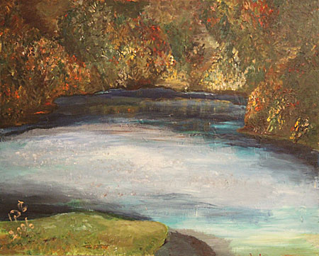 Scenic Perspectives, Plate 10 — a landscape painting by Gabi Solomon