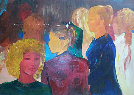 Group Solitude, Plate 06 — a painting by Gabi Solomon