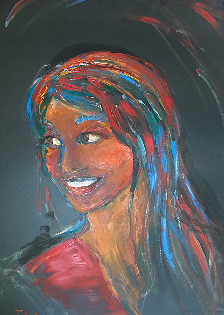 Feminine Moments, Plate 04 — a painting by Gabi Solomon