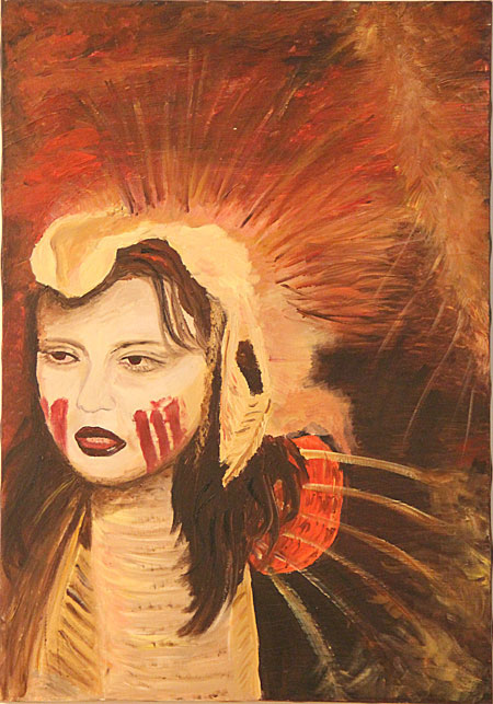 Feminine Moments, Plate 07 — a painting by Gabi Solomon
